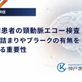 糖尿病患者の頸動脈エコー検査｜血管の詰まりやプラークの有無を確認する重要性