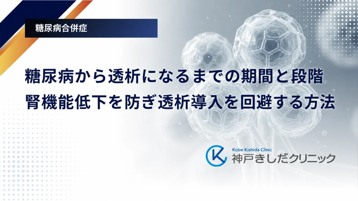 糖尿病から透析になるまでの期間と段階|腎機能低下を防ぎ透析導入を回避する方法