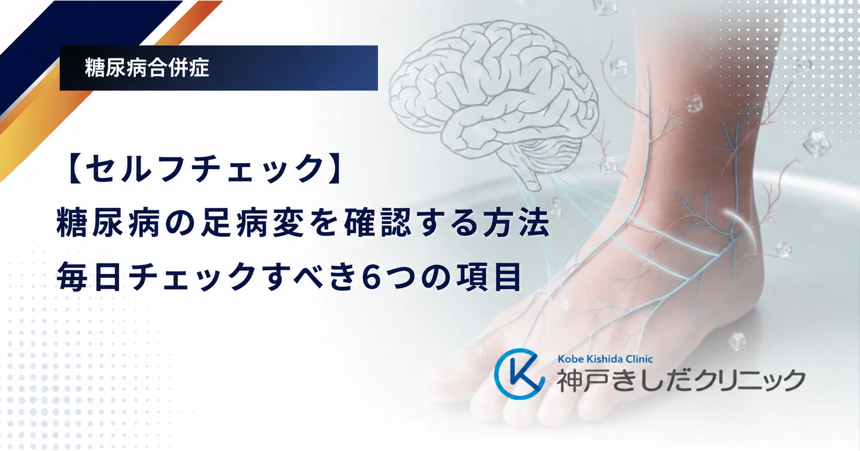 セルフチェック】糖尿病の足病変を確認する方法｜毎日チェックすべき6