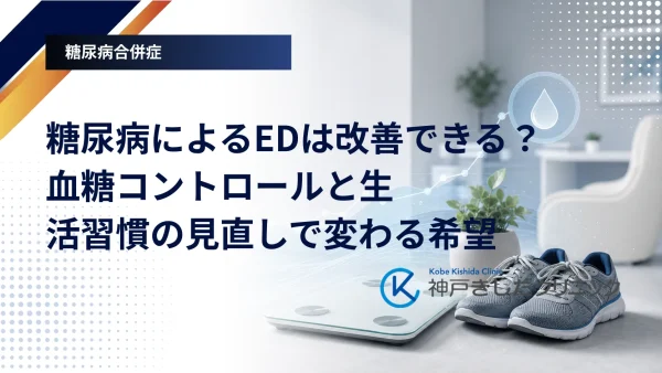 糖尿病によるEDは改善できる？血糖コントロールと生活習慣の見直しで変わる希望