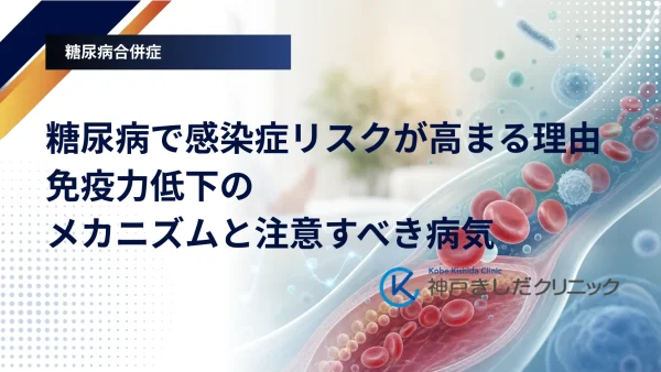 糖尿病で感染症リスクが高まる理由｜免疫力低下のメカニズムと注意すべき病気