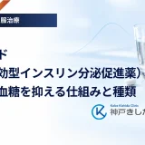 グリニド薬（速効型インスリン分泌促進薬）の特徴｜食後高血糖を抑える仕組みと種類