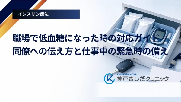 職場で低血糖になった時の対応ガイド｜同僚への伝え方と仕事中の緊急時の備え