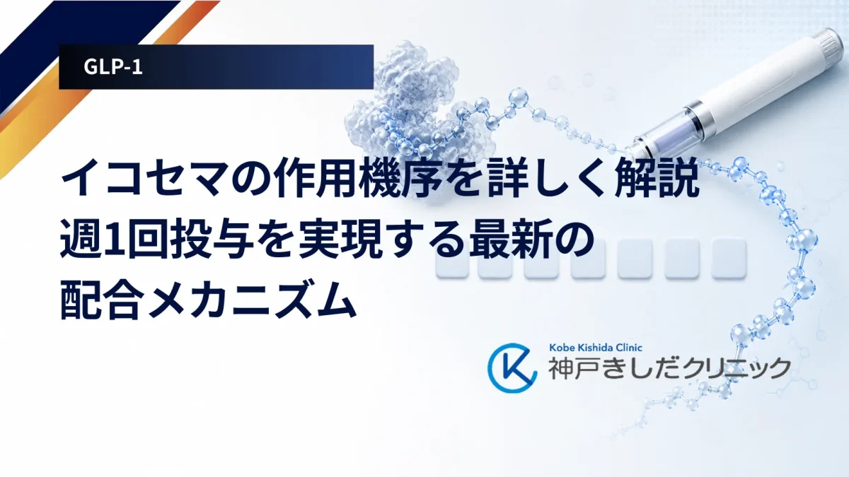 イコセマの作用機序を詳しく解説｜週1回投与を実現する最新の配合メカニズム