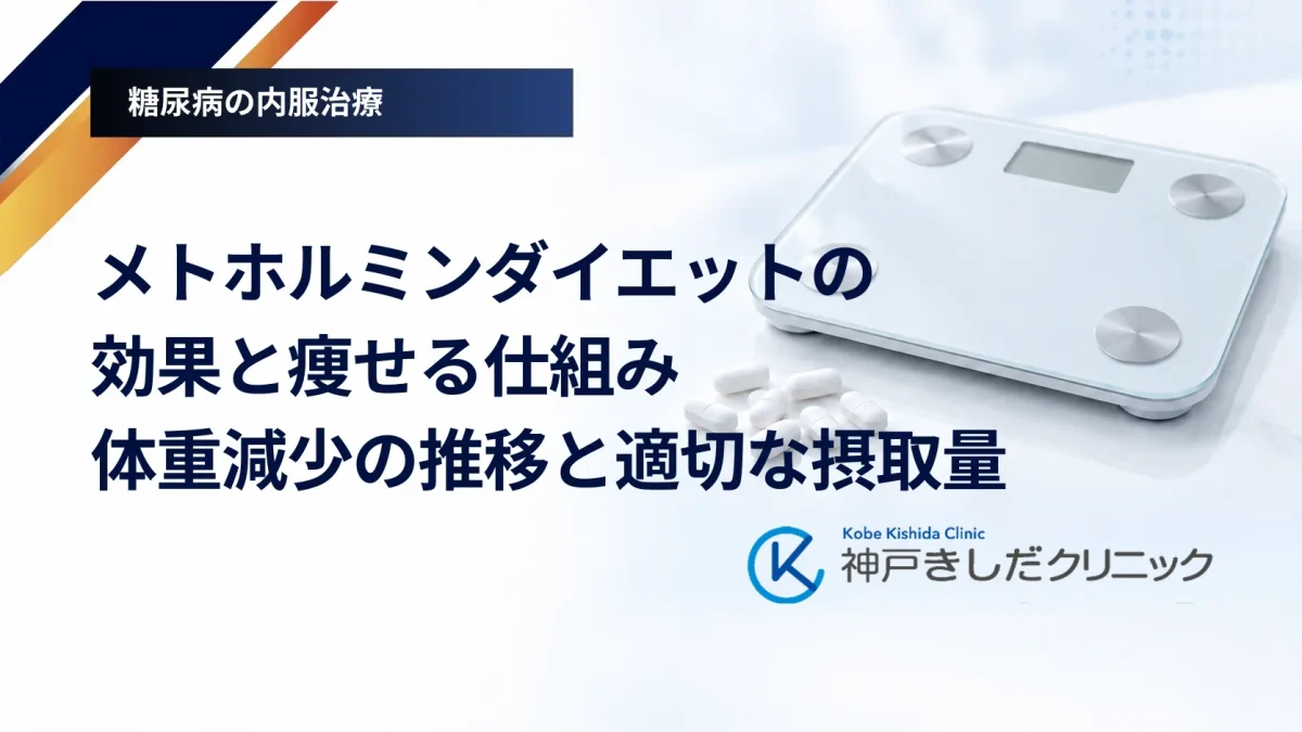 メトホルミンダイエットの効果と痩せる仕組み|体重減少の推移と適切な摂取量