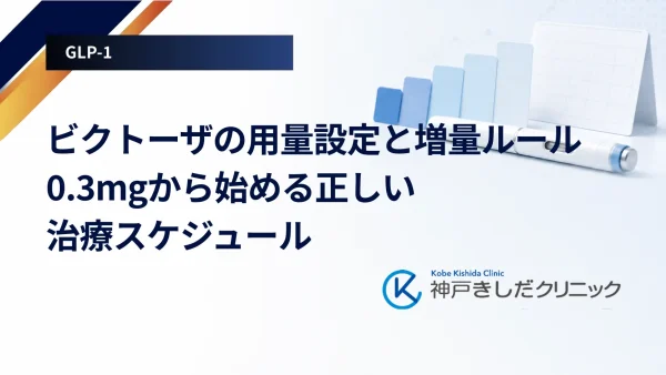 ビクトーザの用量設定と増量ルール｜0.3mgから始める正しい治療スケジュール